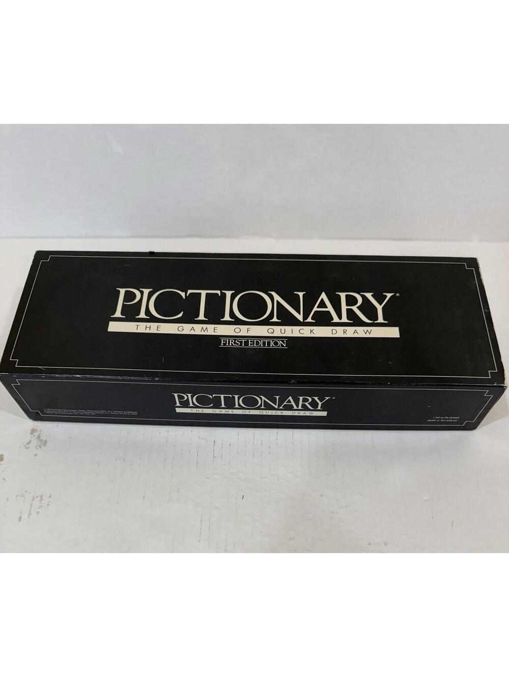 1985 Pictionary 1st Edition Charades Game Complete in Very Good Cond FREE SHIP
